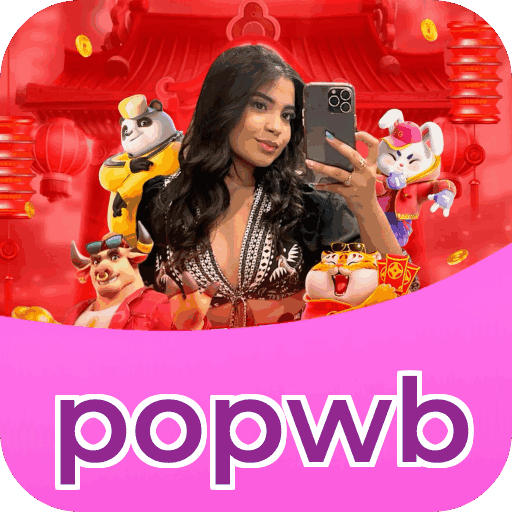 Plataforma popwb mostrando interface moderna, jogos certificados e recursos de segurança licenciados